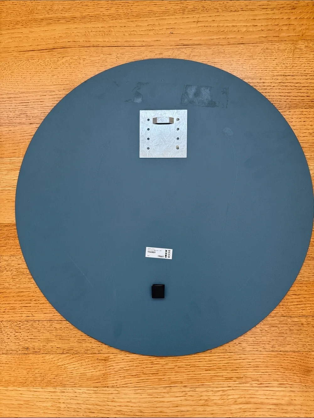 IKEA Tranby Round Mosaic Tile Wall Mirror - Silver